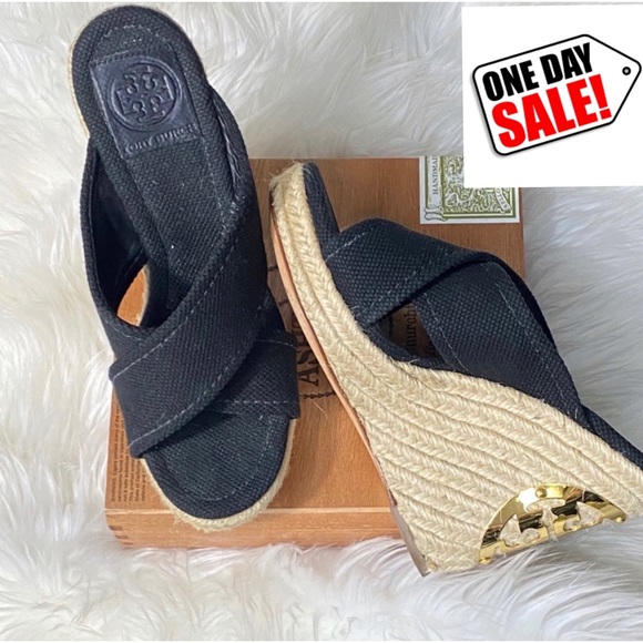 Tory Burch Shoes - ONE DAY SALE! Tory Burch Kristin Espadrille Heels